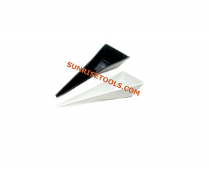 Plastic Bead Scoop White/Black