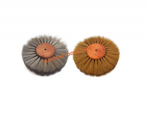 4" Brass/Steel Crimped Wire 3 Rows