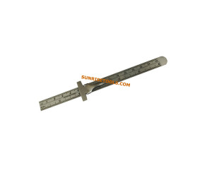 Pocket Steel Ruler 6"