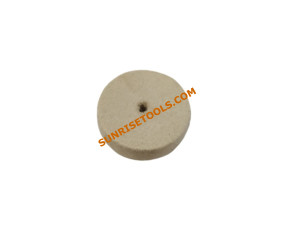 Felt Wheel 40 X Thickness 10 X Bore 6 Mm