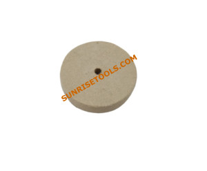 Felt Wheel 50 X Thickness 10 X Bore 6 Mm