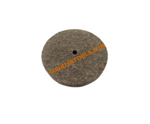 Felt Wheel 125 X Thickness 20 X Bore 10 Mm