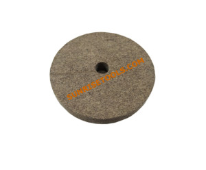 Felt Wheel 150 X Thickness 20 X Bore 20 Mm