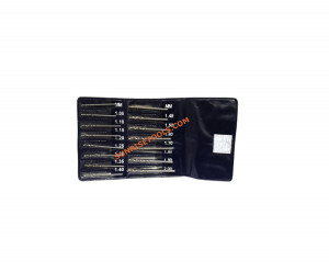 Drills twisted 1.05mm to 2mm
