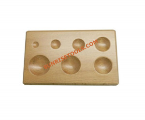Wooden Dapping Block 7 Cavity