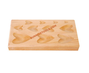 Heart Shape 11 Cavity Dapping Block