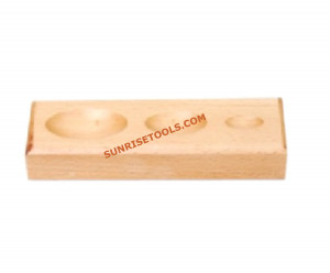 Dapping Block Oval 3 Cavity