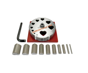 Heart Disc Cutter Set of 10