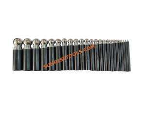 Doming punch steel set of 24