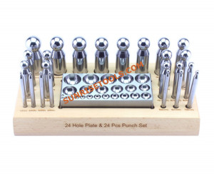 Dapping Block 24 Cavity With Punch