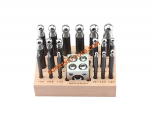 Doming punches Set of 18 With Stand