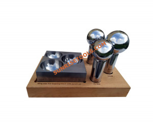 Dapping Punch Set of 3 With Block