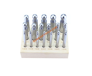 Dapping Punch Set 18 W/Stand