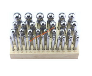 Dapping Punch Set 36 Pcs W/Stand