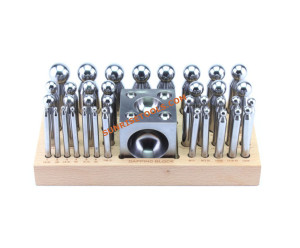 Dapping Block 2.1/2" W/Punches