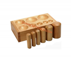 Hard Wood Dapping Punch With Block