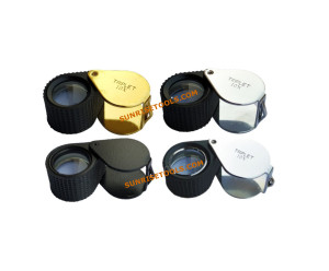 Eye Loupe Oval 18mm With Rubber Grip