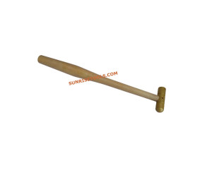Hammer Brass Dome and flat