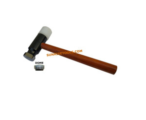 Hammer With Dome & Replaceable Nylon Head