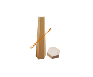 Wooden Bracelet Mandrel Hexagon