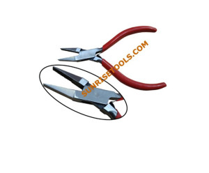 Plier Flat Nose 5” Serrated