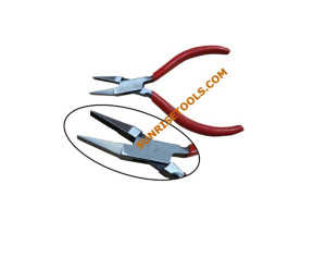 Plier Flat Nose 5” Serrated