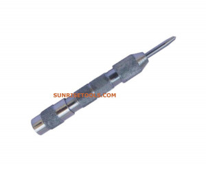 Nickeled Automatic Center Punch