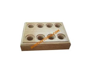 Wooden Plier Stand 8 Holes