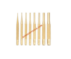 Pin Punch Set of 8 Brass