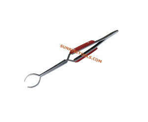 Fiber Grip Tweezer Oval Shape