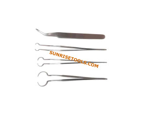 Ball Holding Tweezer Set of 4