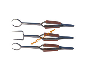 Work holder Tweezer set of 3