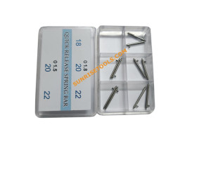 Quick release spring bars